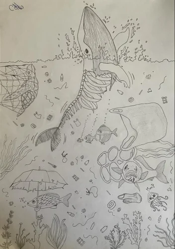 Vẽ tranh bảo vệ môi trường 44