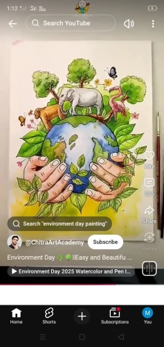Vẽ tranh bảo vệ môi trường 49