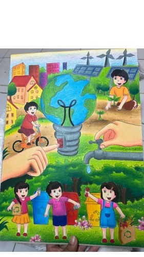 Vẽ tranh bảo vệ môi trường 41