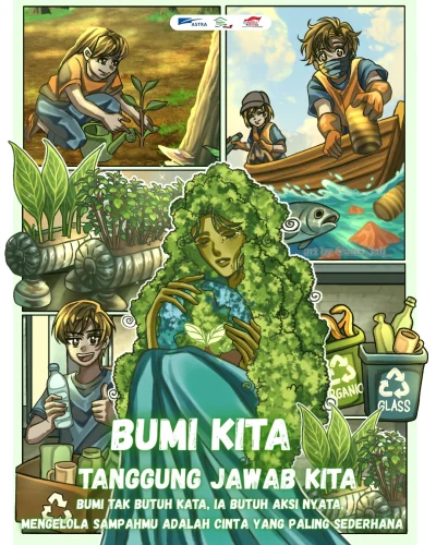 Vẽ tranh bảo vệ môi trường 3