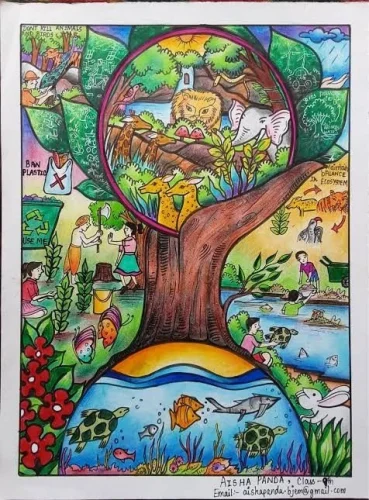 Vẽ tranh bảo vệ môi trường 22