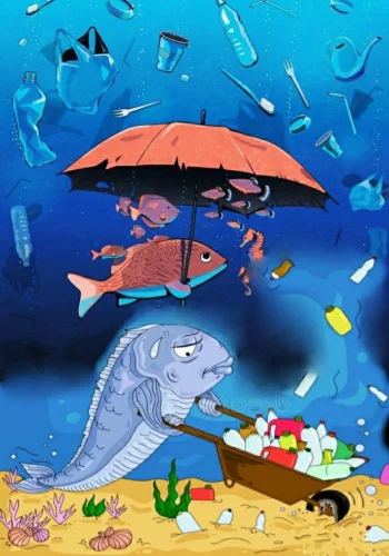 Vẽ tranh bảo vệ nguồn nước 5