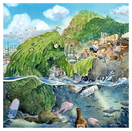 Vẽ tranh bảo vệ nguồn nước 11