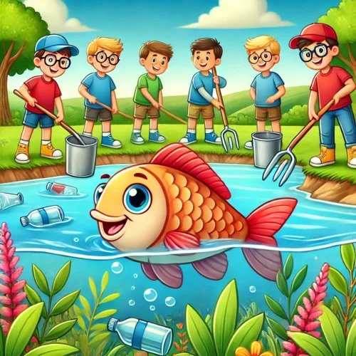 Vẽ tranh bảo vệ nguồn nước 30