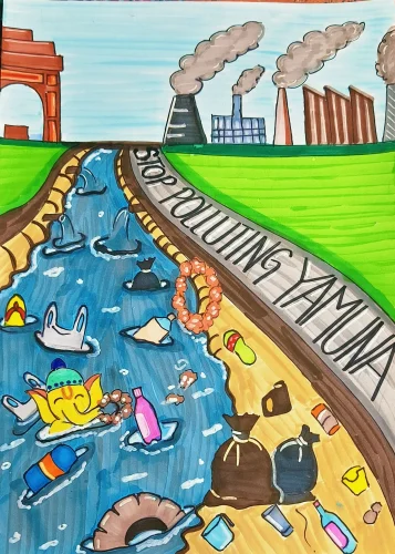 Vẽ tranh bảo vệ nguồn nước 49