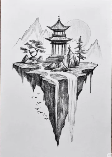 Tranh vẽ bút chì 42