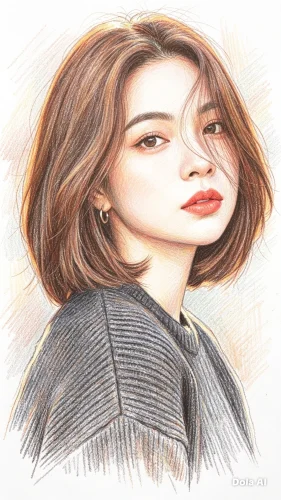 Tranh vẽ chân dung 1