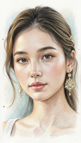 Tranh vẽ chân dung 8