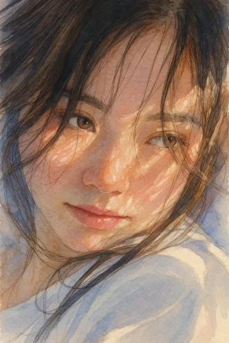 Tranh vẽ chân dung 20