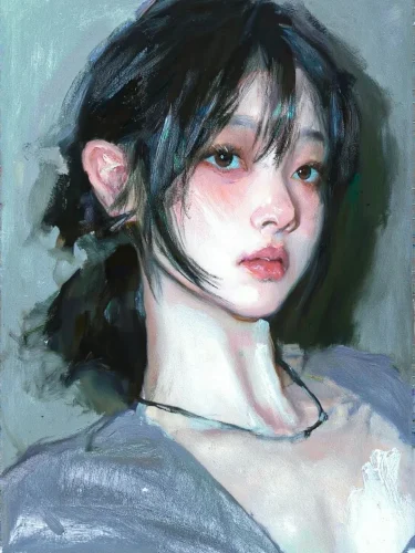 Tranh vẽ chân dung 20