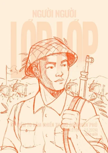 Tranh vẽ chú bộ đội 7