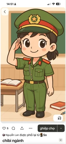 Tranh vẽ chú bộ đội 56