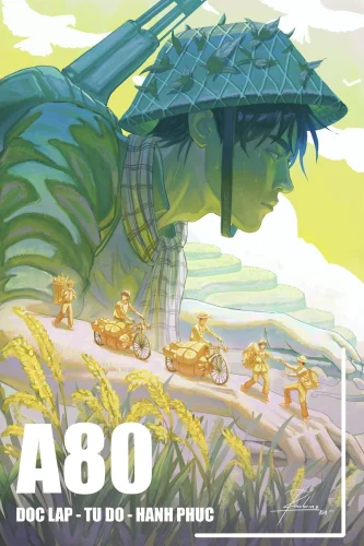 Tranh vẽ chú bộ đội 2