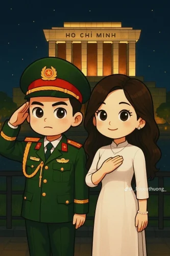 Tranh vẽ chú bộ đội 5
