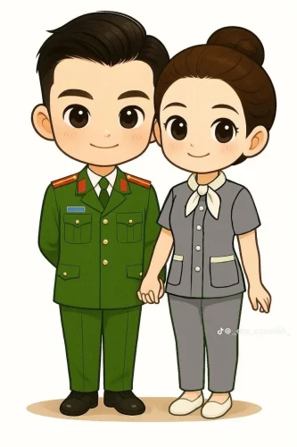 Tranh vẽ chú bộ đội 6