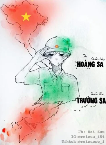 Tranh vẽ chú bộ đội 9