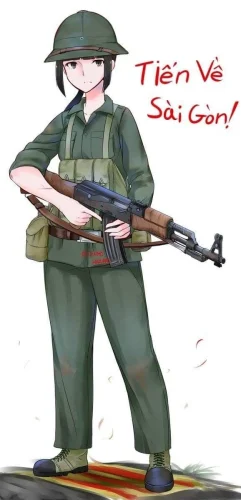 Tranh vẽ chú bộ đội 17
