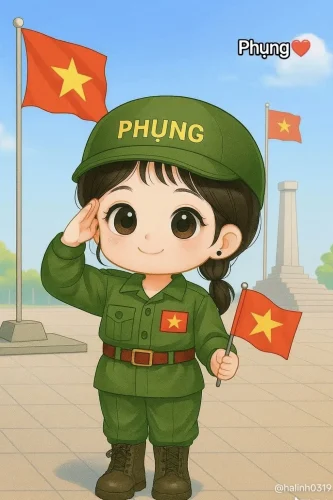 Tranh vẽ chú bộ đội 26