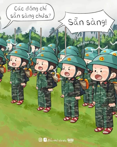 Tranh vẽ chú bộ đội 49