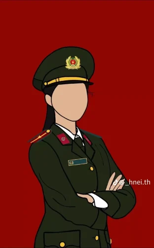 Tranh vẽ chú bộ đội 9