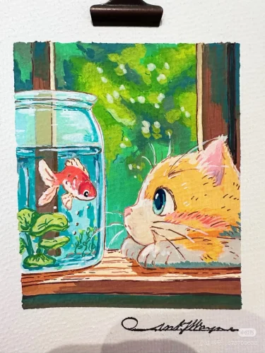 Tranh vẽ con vật 9