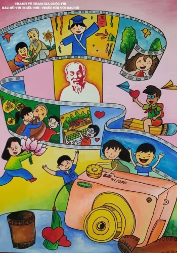 Tranh vẽ đề tài tự do 8