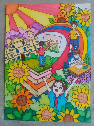 Tranh vẽ đề tài tự do 10