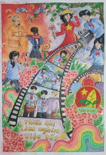 Tranh vẽ đề tài tự do 16