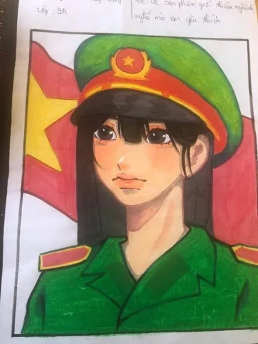 Tranh vẽ đề tài tự do 18