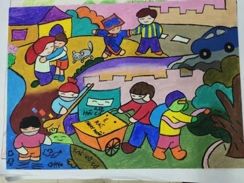 Tranh vẽ đề tài tự do 48