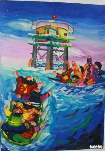 Tranh vẽ đề tài tự do 57