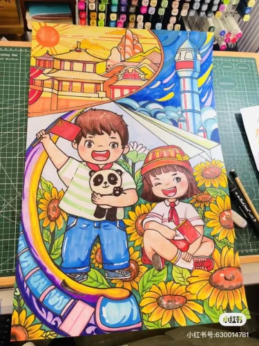 Tranh vẽ đề tài tự do 4