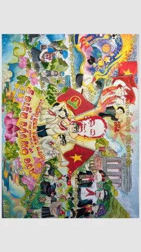 Tranh vẽ đề tài tự do 9