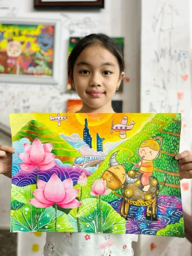 Tranh vẽ đề tài tự do 16
