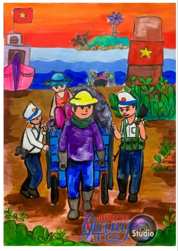 Tranh vẽ đề tài tự do 29