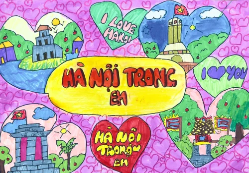 Vẽ tranh em yêu Hà Nội 16