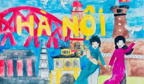 Vẽ tranh em yêu Hà Nội 19