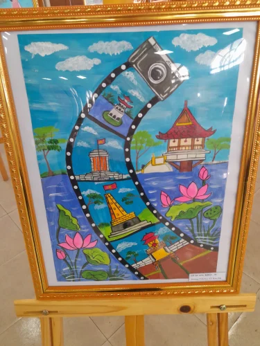 Vẽ tranh em yêu Hà Nội 29