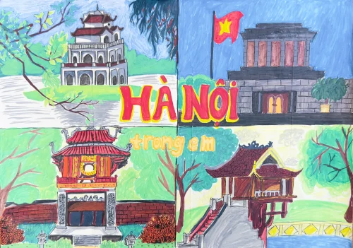 Vẽ tranh em yêu Hà Nội 31