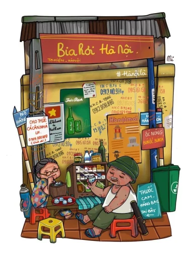 Vẽ tranh em yêu Hà Nội 36