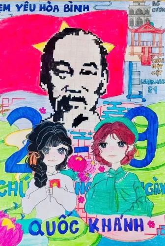 Vẽ tranh em yêu Hà Nội 44