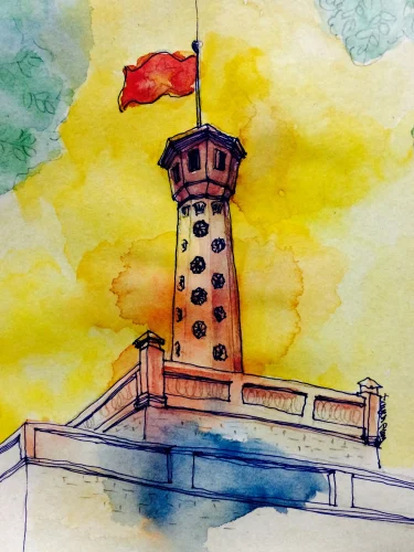 Vẽ tranh em yêu Hà Nội 2