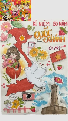 Vẽ tranh em yêu Hà Nội 3