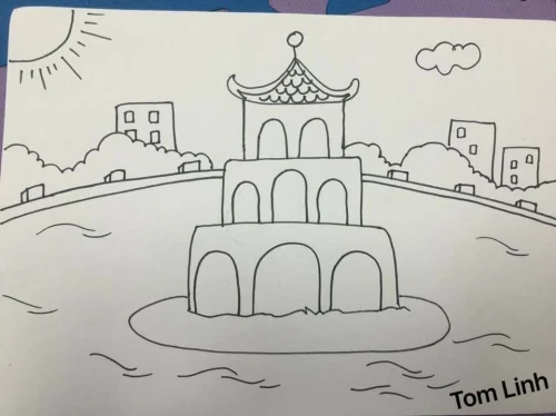 Vẽ tranh em yêu Hà Nội 4