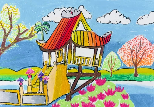 Vẽ tranh em yêu Hà Nội 15