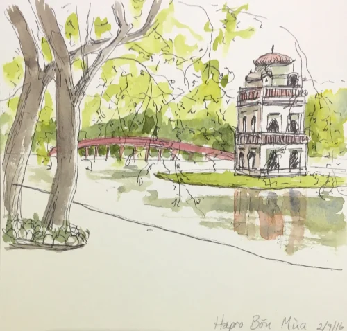 Vẽ tranh em yêu Hà Nội 16