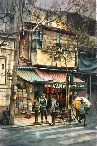Vẽ tranh em yêu Hà Nội 23