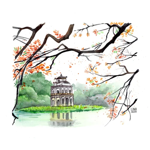 Vẽ tranh em yêu Hà Nội 24