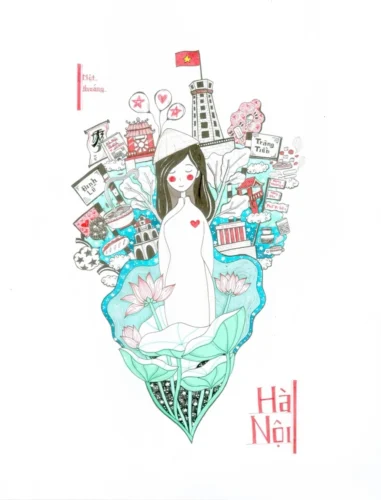 Vẽ tranh em yêu Hà Nội 36