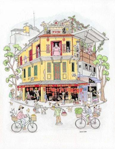 Vẽ tranh em yêu Hà Nội 38